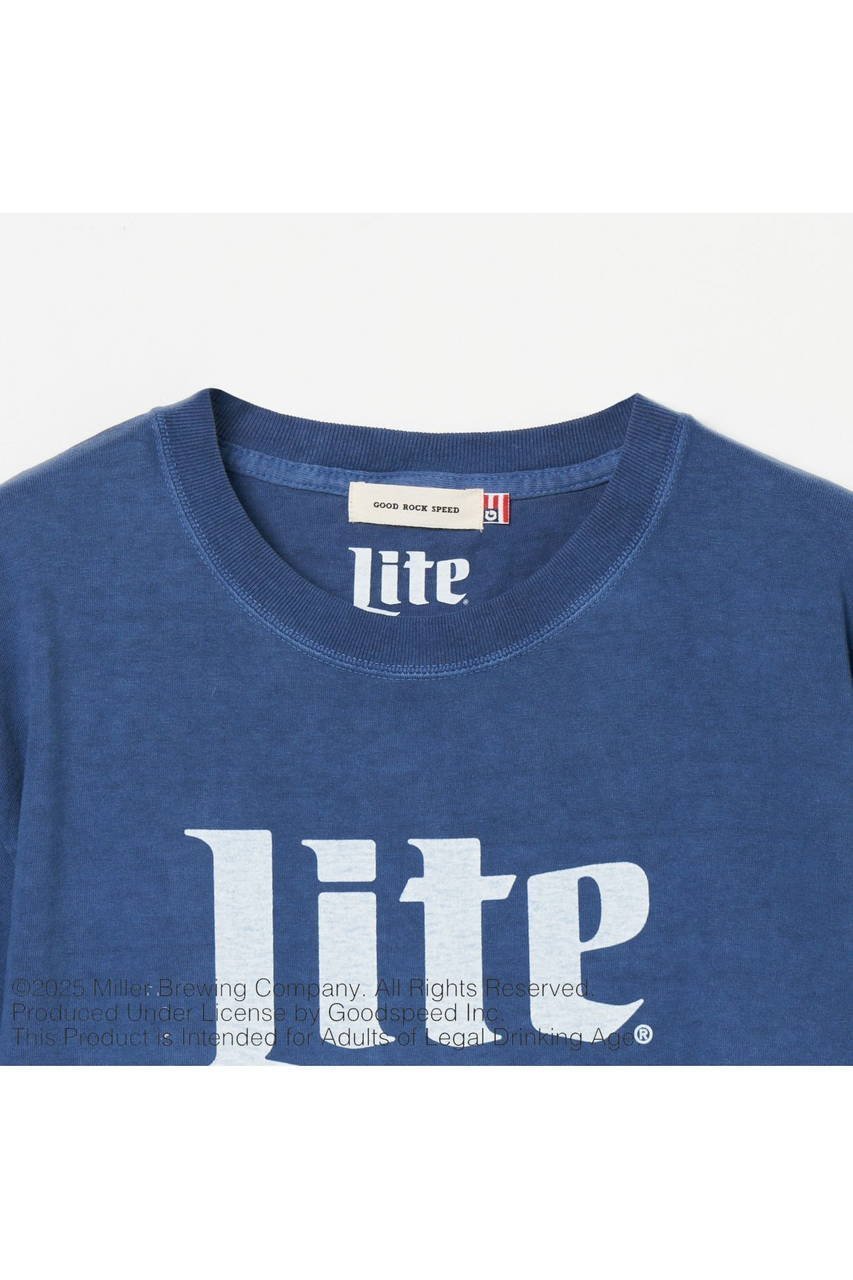 【エリオポール/heliopole】の【GOOD ROCK SPEED】Miller LITE Tシャツ 人気、トレンドファッション・服の通販 founy(ファニー) 　ファッション　Fashion　レディースファッション　WOMEN　トップス・カットソー　Tops/Tshirt　シャツ/ブラウス　Shirts/Blouses　ロング / Tシャツ　T-Shirts　カットソー　Cut and Sewn　ショート　Short　スリーブ　Sleeve　フロント　Front　プリント　Print　NEW・新作・新着・新入荷　New Arrivals　other-3|ID: prp329100004563598 ipo3291000000032363849
