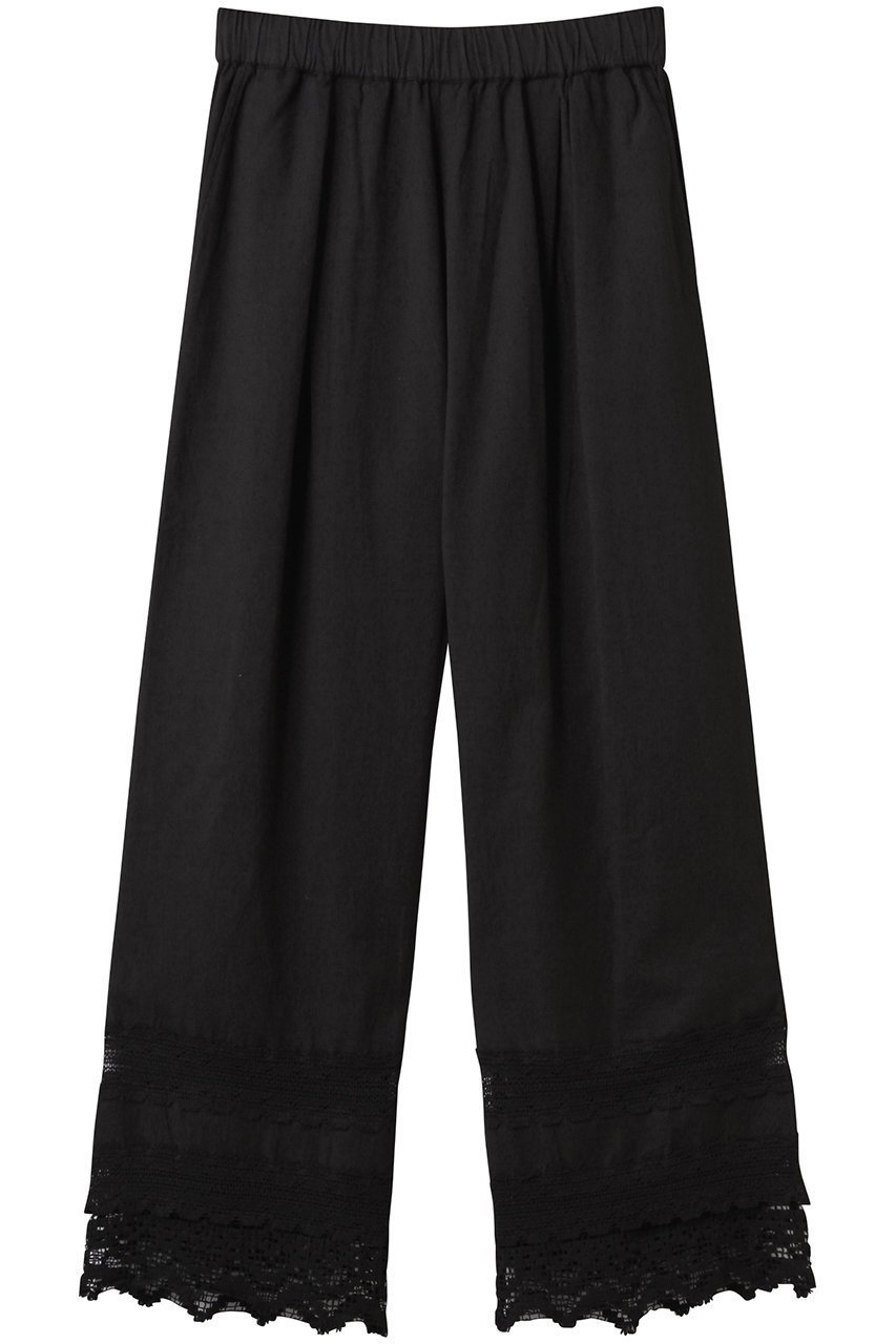 【エリオポール/heliopole】の【normment】CTN FLEX LACE パンツ インテリア・キッズ・メンズ・レディースファッション・服の通販 founy(ファニー) 　ファッション　Fashion　レディースファッション　WOMEN　パンツ　Pants　シンプル　Simple　トレンド　Trend　レース　Race　NEW・新作・新着・新入荷　New Arrivals　ブラック|ID: prp329100004563601 ipo3291000000032272051