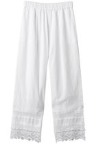 【エリオポール/heliopole】の【normment】CTN FLEX LACE パンツ アイボリー|ID: prp329100004563601 ipo3291000000032813150