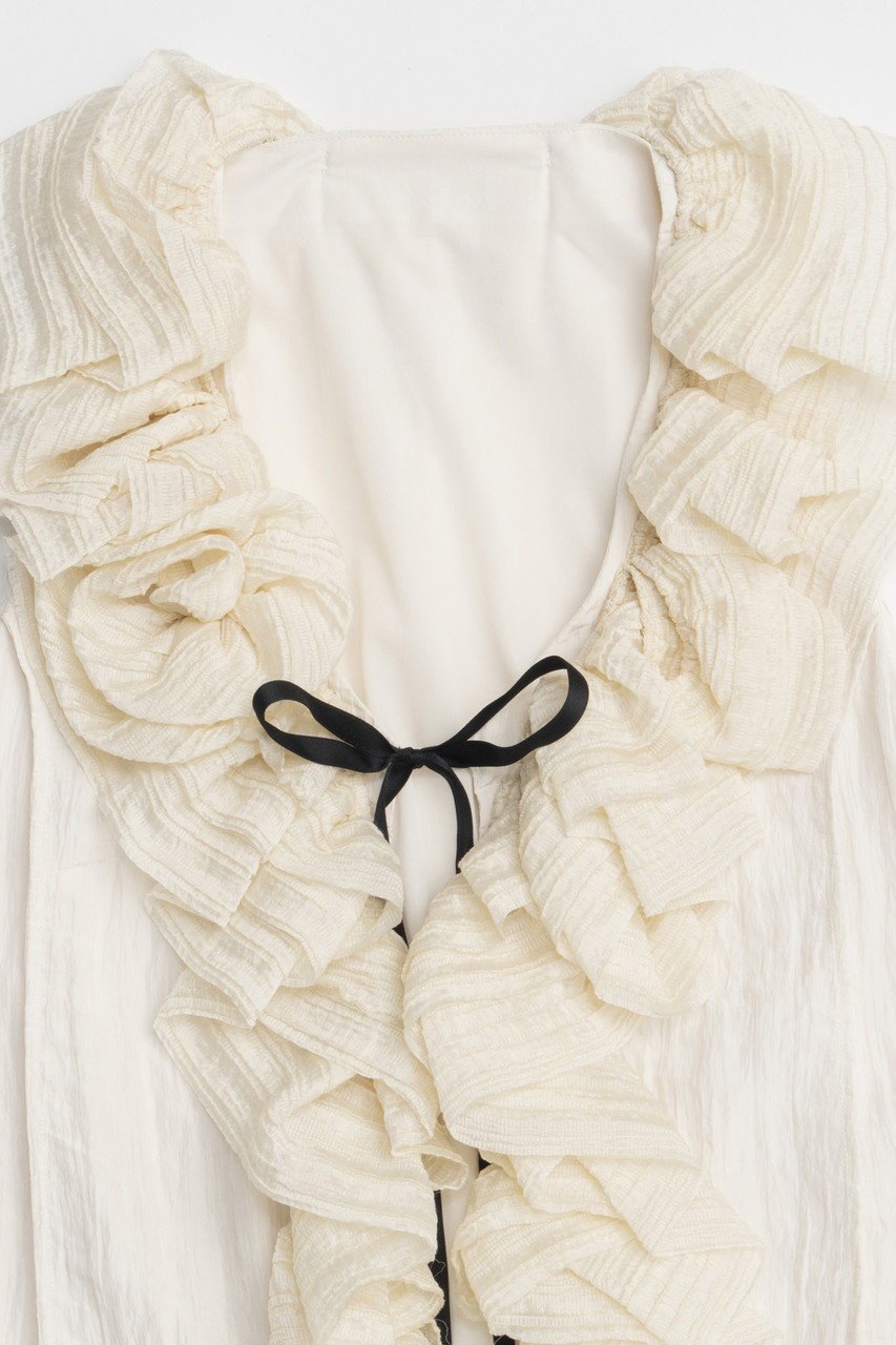 【メゾンスペシャル/MAISON SPECIAL】のWasher Ruffle Tops/ワッシャーフリルトップス 人気、トレンドファッション・服の通販 founy(ファニー) 　ファッション　Fashion　レディースファッション　WOMEN　トップス・カットソー　Tops/Tshirt　キャミソール / ノースリーブ　No Sleeves　シャツ/ブラウス　Shirts/Blouses　ラッフル トップス　Ruffle Tops　タンク　Tank　ノースリーブ　No Sleeve　バランス　Balance　フリル　Frills　ワッシャー　Washer　夏　Summer　NEW・新作・新着・新入荷　New Arrivals　other-2|ID: prp329100004563612 ipo3291000000032272134