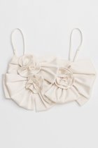 【メゾンスペシャル/MAISON SPECIAL】のRose Ribbon Motif Bustier/ローズリボンモチーフビスチェ IVR(アイボリー)|ID: prp329100004563614 ipo3291000000032272150