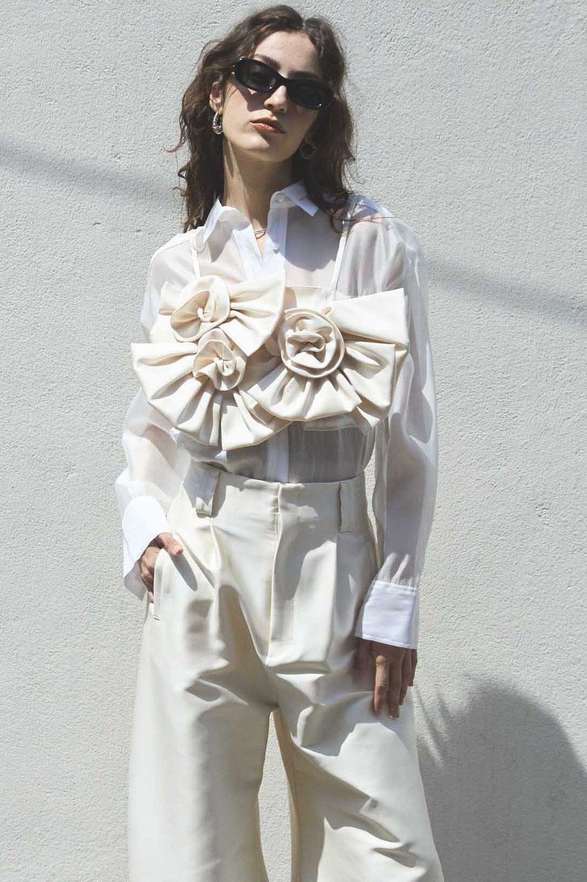 【メゾンスペシャル/MAISON SPECIAL】のRose Ribbon Motif Bustier/ローズリボンモチーフビスチェ 人気、トレンドファッション・服の通販 founy(ファニー) 　ファッション　Fashion　レディースファッション　WOMEN　トップス・カットソー　Tops/Tshirt　キャミソール / ノースリーブ　No Sleeves　シャツ/ブラウス　Shirts/Blouses　ビスチェ　Bustier　インナー　Inner　オケージョン　Occasion　ジャケット　Jacket　セットアップ　Set Up　ノースリーブ　No Sleeve　バランス　Balance　フェミニン　Feminine　ラグジュアリー　Luxury　リボン　Ribbon　ローズ　Rose　エレガント 上品　Elegant　NEW・新作・新着・新入荷　New Arrivals　other-4|ID: prp329100004563614 ipo3291000000032272153