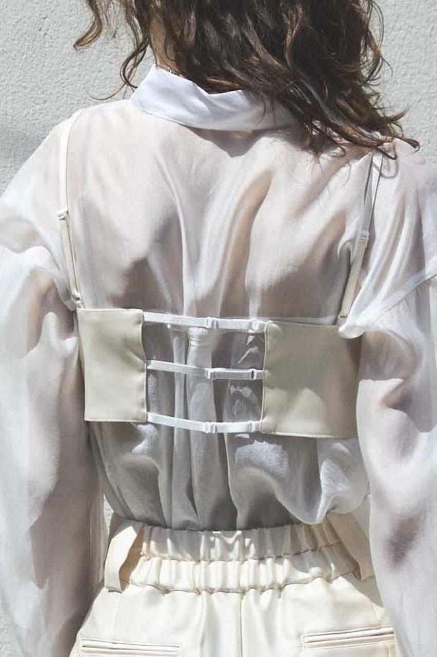 【メゾンスペシャル/MAISON SPECIAL】のRose Ribbon Motif Bustier/ローズリボンモチーフビスチェ 人気、トレンドファッション・服の通販 founy(ファニー) 　ファッション　Fashion　レディースファッション　WOMEN　トップス・カットソー　Tops/Tshirt　キャミソール / ノースリーブ　No Sleeves　シャツ/ブラウス　Shirts/Blouses　ビスチェ　Bustier　インナー　Inner　オケージョン　Occasion　ジャケット　Jacket　セットアップ　Set Up　ノースリーブ　No Sleeve　バランス　Balance　フェミニン　Feminine　ラグジュアリー　Luxury　リボン　Ribbon　ローズ　Rose　エレガント 上品　Elegant　NEW・新作・新着・新入荷　New Arrivals　other-7|ID: prp329100004563614 ipo3291000000032272159