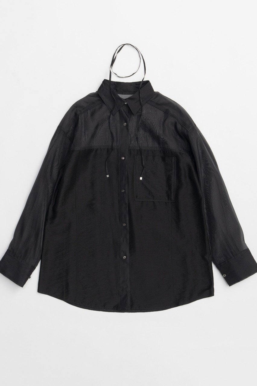 【メゾンスペシャル/MAISON SPECIAL】のSheer Docking Oversized Shirt/シアードッキングオーバーシャツ 人気、トレンドファッション・服の通販 founy(ファニー) 　ファッション　Fashion　レディースファッション　WOMEN　トップス・カットソー　Tops/Tshirt　シャツ/ブラウス　Shirts/Blouses　キャミソール　Camisole　シアー　Sheer　スリーブ　Sleeve　セットアップ　Set Up　タンク　Tank　ドッキング　Docking　羽織　Haori　ロング　Long　おすすめ　Recommend　夏　Summer　NEW・新作・新着・新入荷　New Arrivals　 other-1|ID: prp329100004563618 ipo3291000000032272171