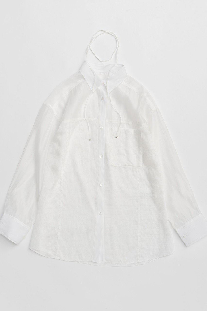 【メゾンスペシャル/MAISON SPECIAL】のSheer Docking Oversized Shirt/シアードッキングオーバーシャツ インテリア・キッズ・メンズ・レディースファッション・服の通販 founy(ファニー) 　ファッション　Fashion　レディースファッション　WOMEN　トップス・カットソー　Tops/Tshirt　シャツ/ブラウス　Shirts/Blouses　キャミソール　Camisole　シアー　Sheer　スリーブ　Sleeve　セットアップ　Set Up　タンク　Tank　ドッキング　Docking　羽織　Haori　ロング　Long　おすすめ　Recommend　夏　Summer　NEW・新作・新着・新入荷　New Arrivals　WHT(ホワイト)|ID: prp329100004563618 ipo3291000000032272175