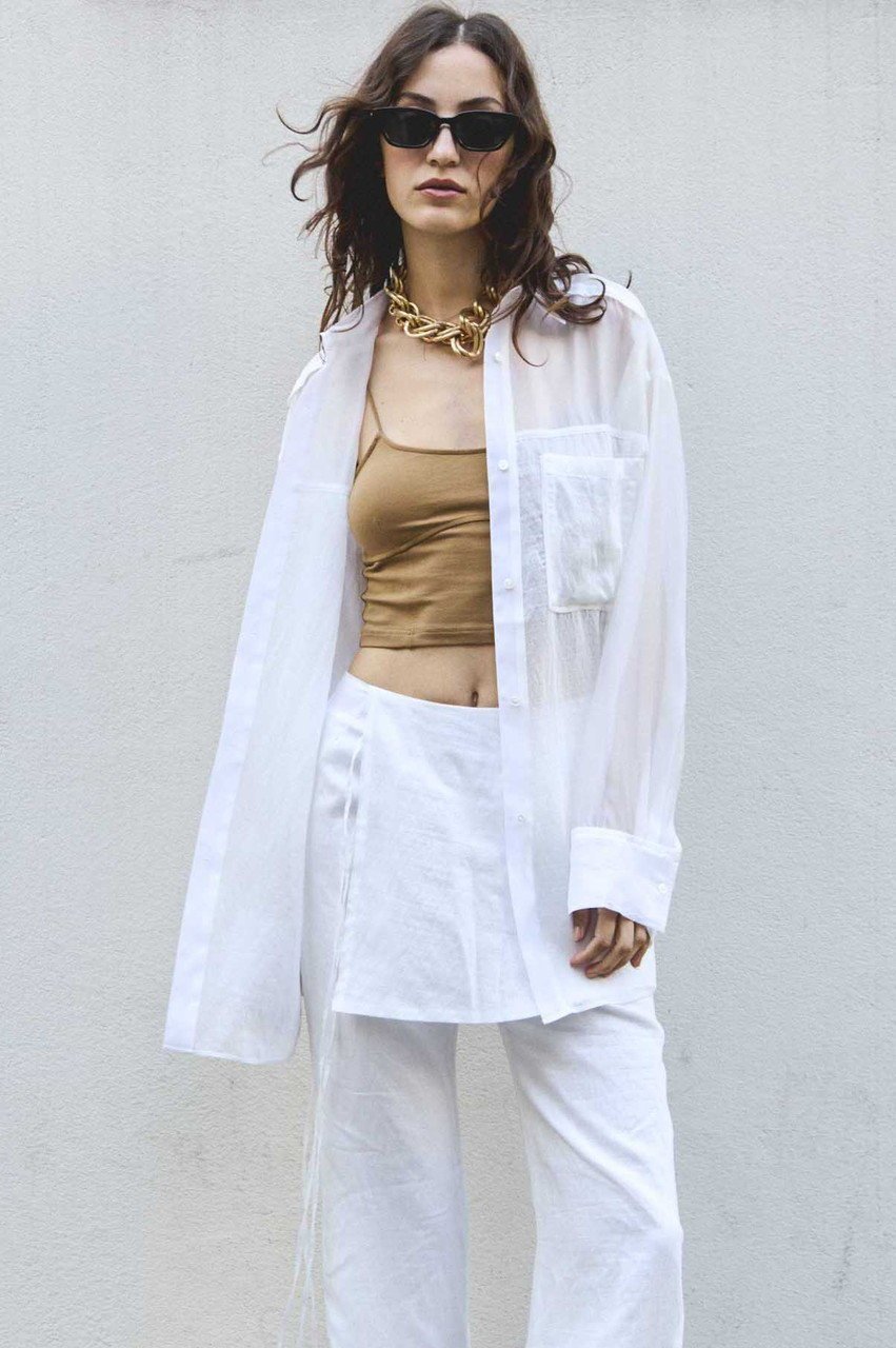 【メゾンスペシャル/MAISON SPECIAL】のSheer Docking Oversized Shirt/シアードッキングオーバーシャツ 人気、トレンドファッション・服の通販 founy(ファニー) 　ファッション　Fashion　レディースファッション　WOMEN　トップス・カットソー　Tops/Tshirt　シャツ/ブラウス　Shirts/Blouses　キャミソール　Camisole　シアー　Sheer　スリーブ　Sleeve　セットアップ　Set Up　タンク　Tank　ドッキング　Docking　羽織　Haori　ロング　Long　おすすめ　Recommend　夏　Summer　NEW・新作・新着・新入荷　New Arrivals　other-4|ID: prp329100004563618 ipo3291000000032272181