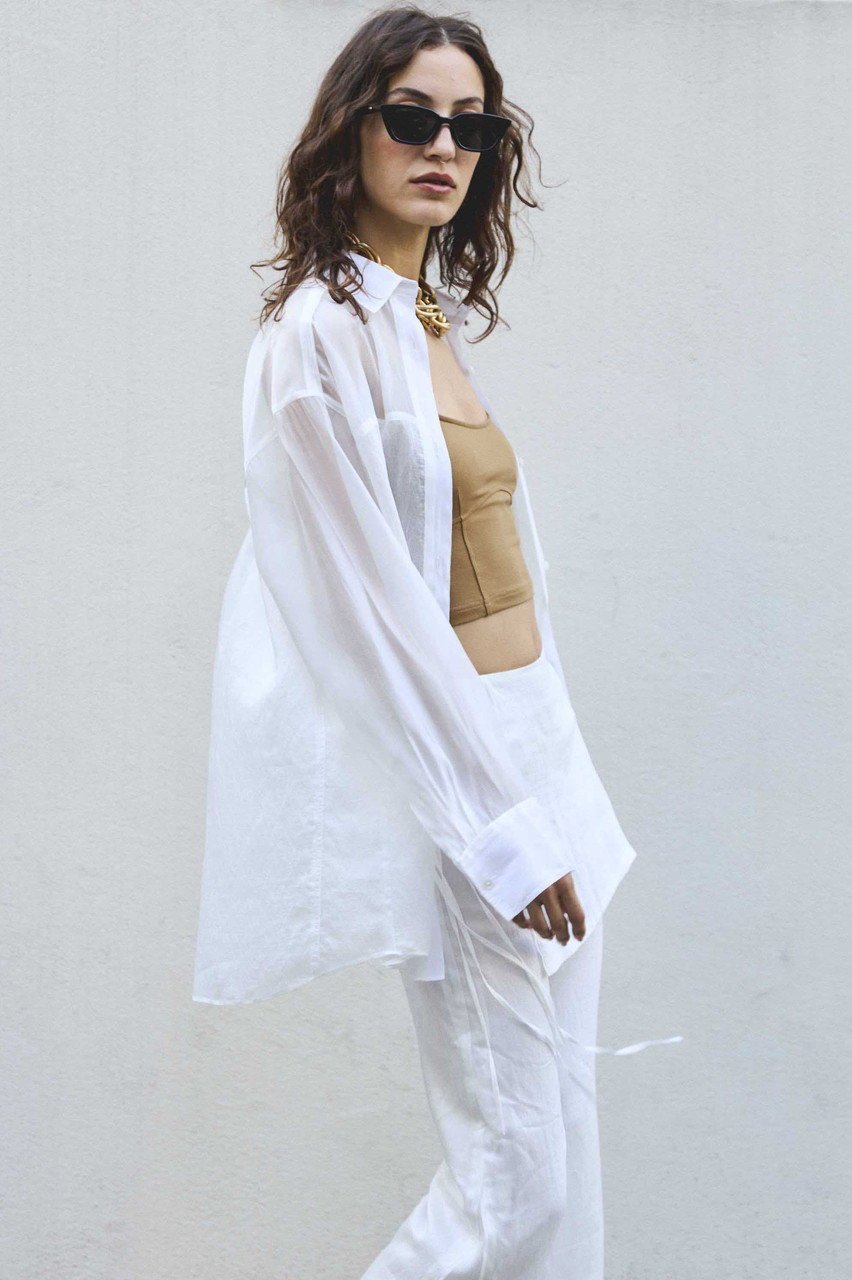 【メゾンスペシャル/MAISON SPECIAL】のSheer Docking Oversized Shirt/シアードッキングオーバーシャツ 人気、トレンドファッション・服の通販 founy(ファニー) 　ファッション　Fashion　レディースファッション　WOMEN　トップス・カットソー　Tops/Tshirt　シャツ/ブラウス　Shirts/Blouses　キャミソール　Camisole　シアー　Sheer　スリーブ　Sleeve　セットアップ　Set Up　タンク　Tank　ドッキング　Docking　羽織　Haori　ロング　Long　おすすめ　Recommend　夏　Summer　NEW・新作・新着・新入荷　New Arrivals　other-5|ID: prp329100004563618 ipo3291000000032272183