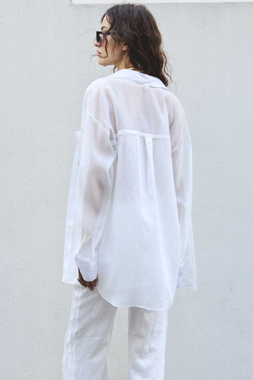 【メゾンスペシャル/MAISON SPECIAL】のSheer Docking Oversized Shirt/シアードッキングオーバーシャツ 人気、トレンドファッション・服の通販 founy(ファニー) 　ファッション　Fashion　レディースファッション　WOMEN　トップス・カットソー　Tops/Tshirt　シャツ/ブラウス　Shirts/Blouses　キャミソール　Camisole　シアー　Sheer　スリーブ　Sleeve　セットアップ　Set Up　タンク　Tank　ドッキング　Docking　羽織　Haori　ロング　Long　おすすめ　Recommend　夏　Summer　NEW・新作・新着・新入荷　New Arrivals　other-6|ID: prp329100004563618 ipo3291000000032272185