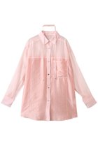 【メゾンスペシャル/MAISON SPECIAL】のSheer Docking Oversized Shirt/シアードッキングオーバーシャツ PNK(ピンク)|ID: prp329100004563618 ipo3291000000036393550