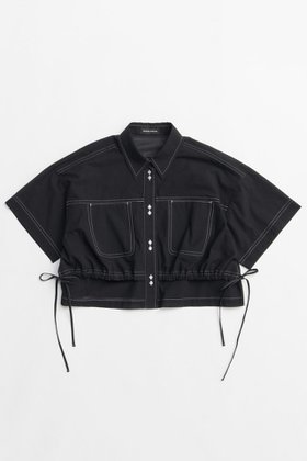 【メゾンスペシャル/MAISON SPECIAL】のColor Stitch Short Shirt/カラーステッチショートシャツ 人気、トレンドファッション・服の通販 founy(ファニー) ファッション Fashion レディースファッション Ladies' Fashion Online トップス・カットソー Tops/Tshirt シャツ/ブラウス Shirts/Blouses ロング / Tシャツ T-Shirts シアー Sheer ショート Short ストライプ Stripe スリーブ Sleeve 羽織 Haori 無地 Plain Color 夏 Summer |ID:prp329100004563620