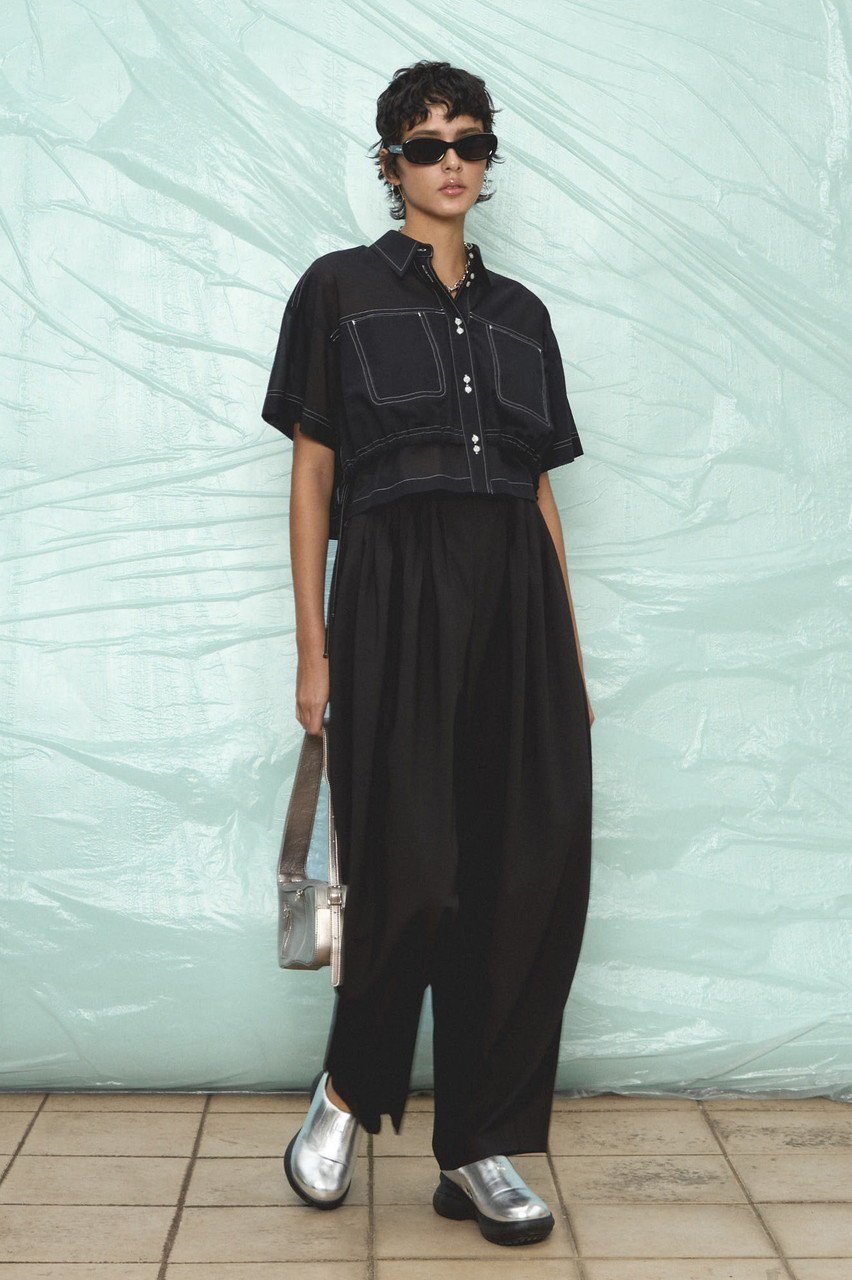 【メゾンスペシャル/MAISON SPECIAL】のColor Stitch Short Shirt/カラーステッチショートシャツ 人気、トレンドファッション・服の通販 founy(ファニー) 　ファッション　Fashion　レディースファッション　WOMEN　トップス・カットソー　Tops/Tshirt　シャツ/ブラウス　Shirts/Blouses　ロング / Tシャツ　T-Shirts　シアー　Sheer　ショート　Short　ストライプ　Stripe　スリーブ　Sleeve　羽織　Haori　無地　Plain Color　夏　Summer　NEW・新作・新着・新入荷　New Arrivals　other-2|ID: prp329100004563620 ipo3291000000032272196