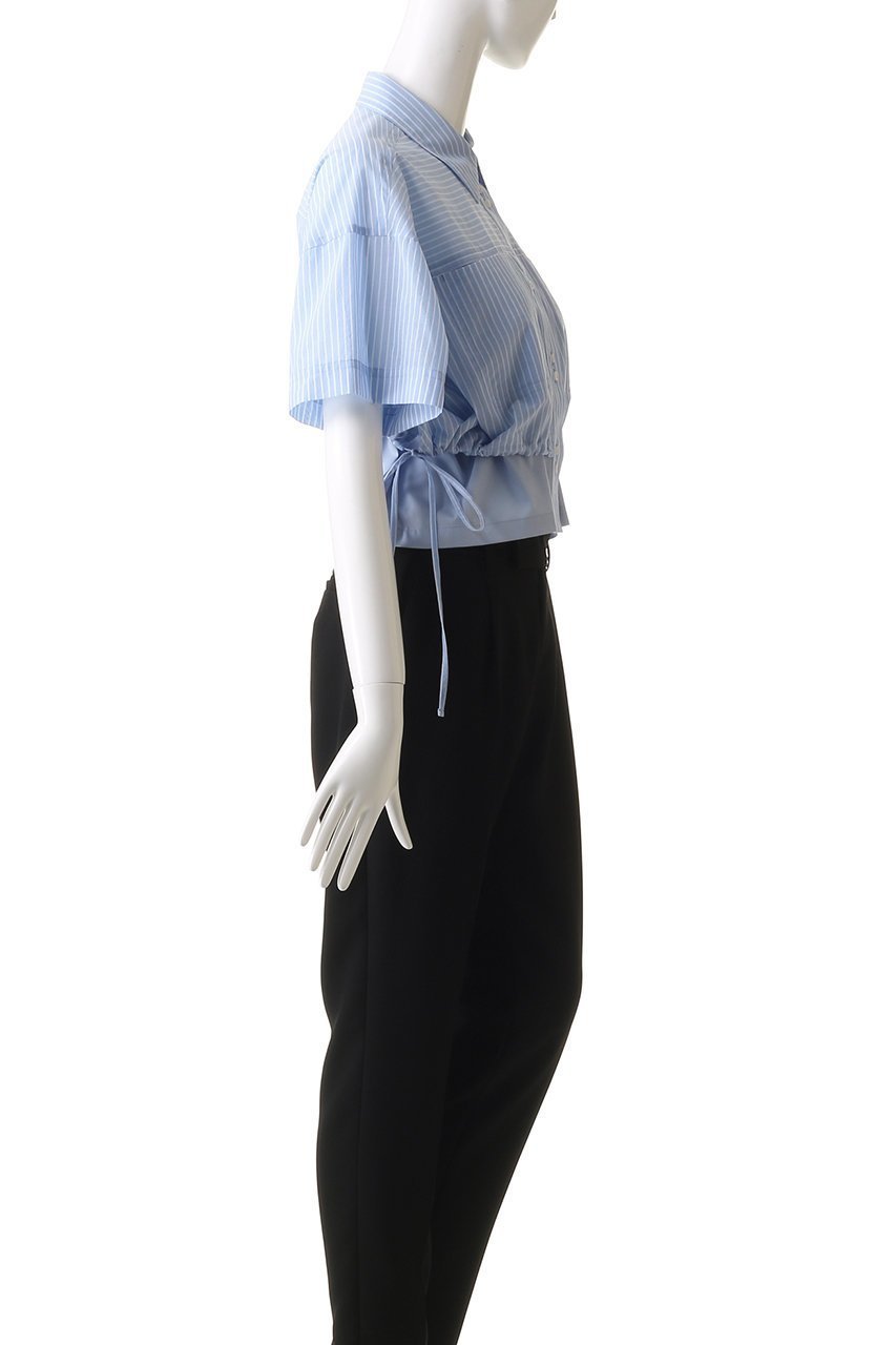 【メゾンスペシャル/MAISON SPECIAL】のColor Stitch Short Shirt/カラーステッチショートシャツ 人気、トレンドファッション・服の通販 founy(ファニー) 　ファッション　Fashion　レディースファッション　Fashion for Women　トップス・カットソー　Cut & Sew Tops　シャツ・ブラウス・オフィスカジュアル　Elegant Blouses & Button-Ups　ロングTシャツ・Tシャツ　Longline T-Shirts & Tees　シアー　Sheer, See-Through　ショート　Short, Short Length　ストライプ　Stripe, Striped Pattern　スリーブ　Sleeve, Long Sleeve / Short Sleeve　羽織　Haori, Light Jacket　無地　Plain, Solid Color　夏　Summer　other-5|ID: prp329100004563620 ipo3291000000032486620