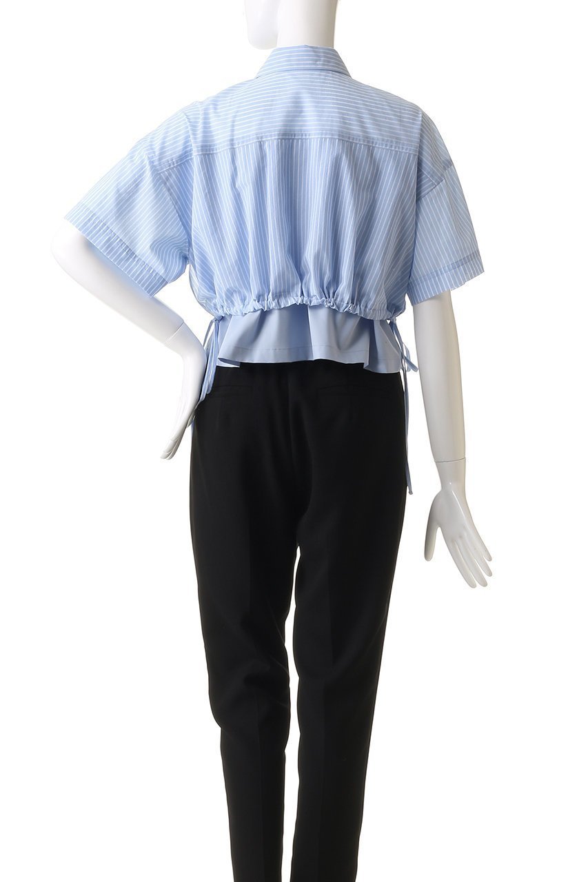 【メゾンスペシャル/MAISON SPECIAL】のColor Stitch Short Shirt/カラーステッチショートシャツ 人気、トレンドファッション・服の通販 founy(ファニー) 　ファッション　Fashion　レディースファッション　Fashion for Women　トップス・カットソー　Cut & Sew Tops　シャツ・ブラウス・オフィスカジュアル　Elegant Blouses & Button-Ups　ロングTシャツ・Tシャツ　Longline T-Shirts & Tees　シアー　Sheer, See-Through　ショート　Short, Short Length　ストライプ　Stripe, Striped Pattern　スリーブ　Sleeve, Long Sleeve / Short Sleeve　羽織　Haori, Light Jacket　無地　Plain, Solid Color　夏　Summer　other-6|ID: prp329100004563620 ipo3291000000032486621