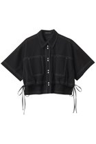 【メゾンスペシャル/MAISON SPECIAL】のColor Stitch Short Shirt/カラーステッチショートシャツ BLK(ブラック)|ID: prp329100004563620 ipo3291000000036393280
