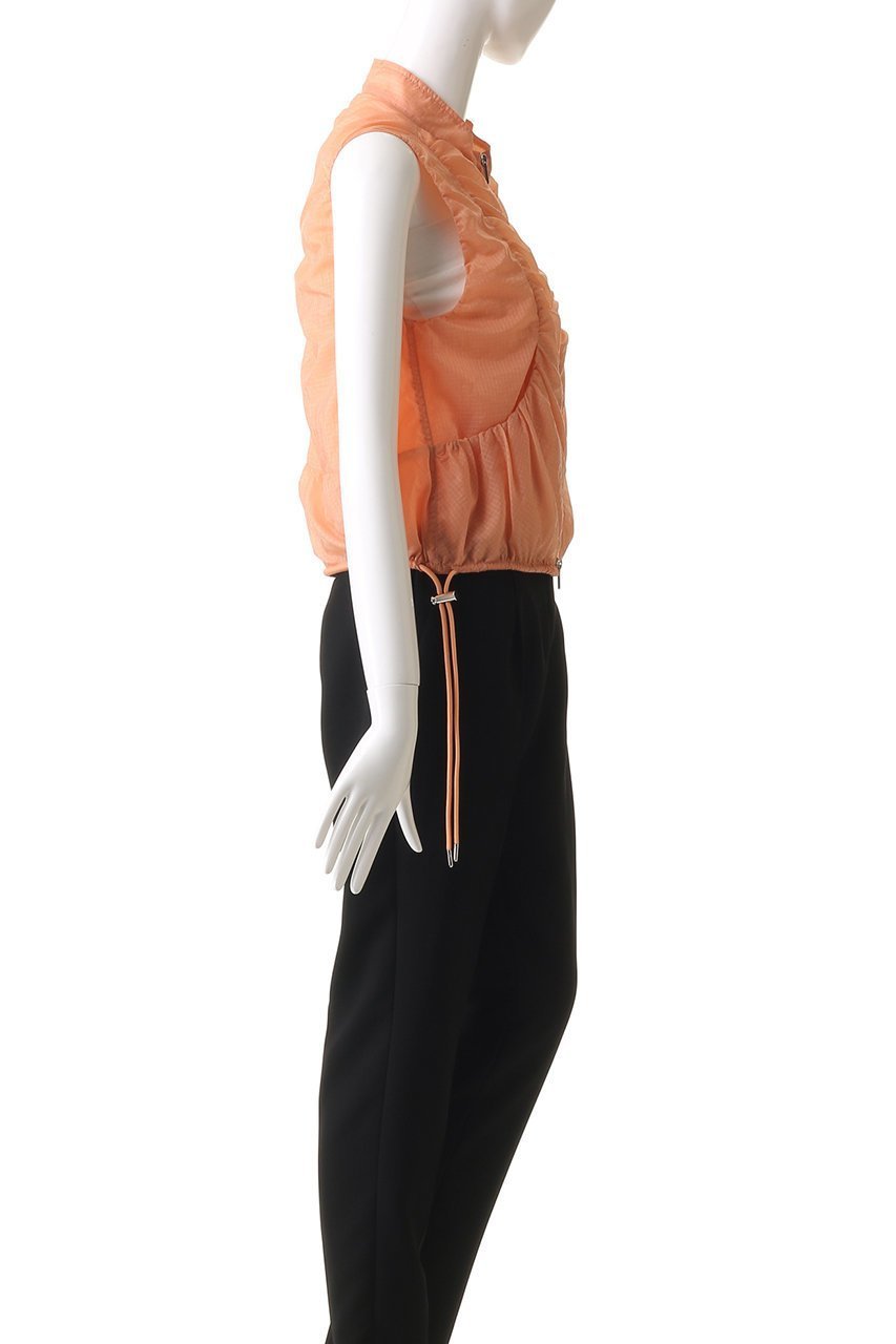 【メゾンスペシャル/MAISON SPECIAL】のAiry Sheer Gathered Vest/エアリーシアーギャザーベスト 人気、トレンドファッション・服の通販 founy(ファニー) 　ファッション　Fashion　レディースファッション　Fashion for Women　アウター　Coat / Outerwear Collection　トップス・カットソー　Cut & Sew Tops　キャミソール&ノースリーブ　Camisoles & Sleeveless Tops　シャツ・ブラウス・オフィスカジュアル　Elegant Blouses & Button-Ups　ベスト&ジレ / 重ね着スタイル　Vests & Gilets　ガーリー　Girly, Feminine Style　キャップ　Cap, Baseball Cap　ギャザー　Gathered, Ruffled　シアー　Sheer, See-Through　スカーフ　Scarf, Neckwear　トレンド　Trend, Trending Now　ノースリーブ　Sleeveless, No-Sleeve　ベスト　Vest, Waistcoat　ミックス　Mix, Mixed Style　リップ　Lip, Lip Motif　再入荷　Restock / Back in Stock　おすすめ　Recommended / Our Picks　夏　Summer　other-7|ID: prp329100004563622 ipo3291000000032536403
