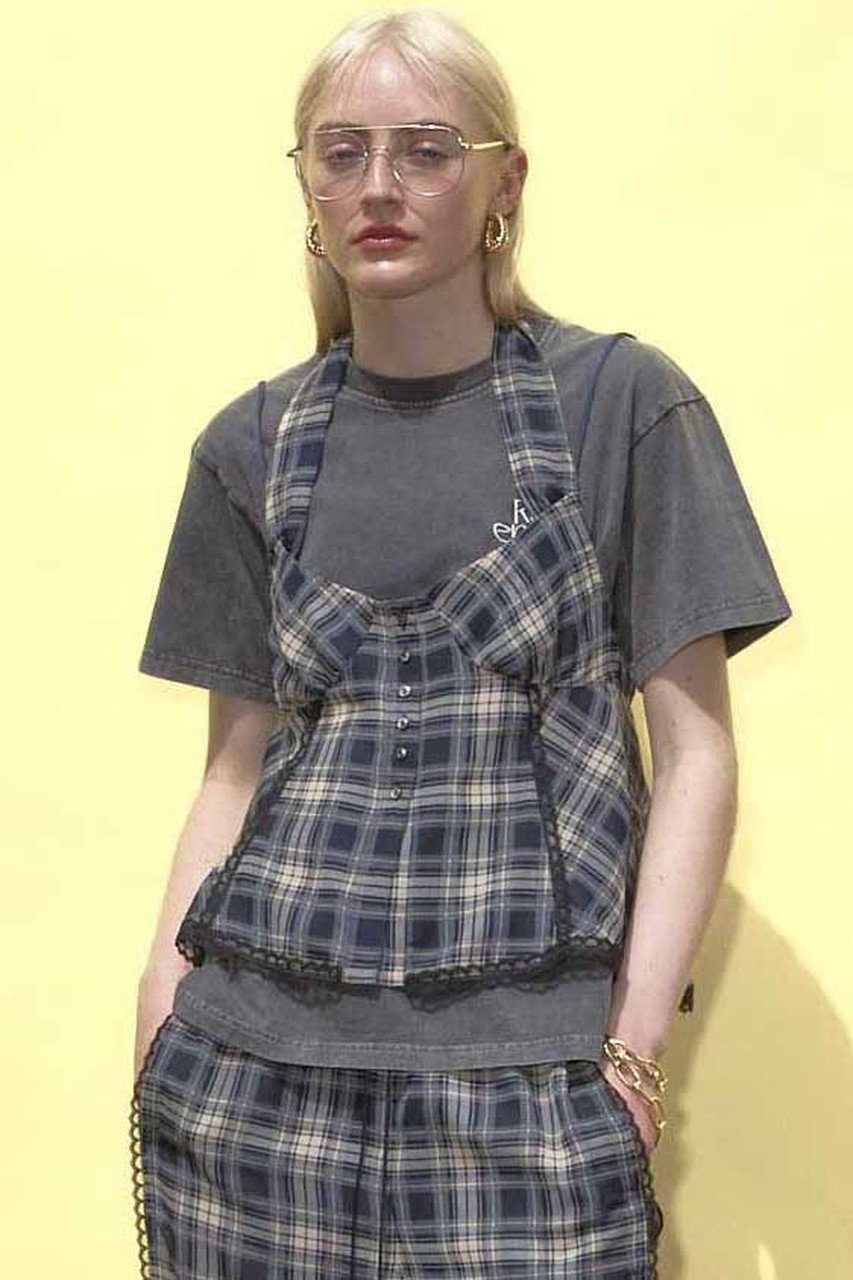 【メゾンスペシャル/MAISON SPECIAL】のPlaid Halter Peplum Sheer Tops/チェックホルターペプラムシアートップス 人気、トレンドファッション・服の通販 founy(ファニー) 　ファッション　Fashion　レディースファッション　WOMEN　トップス・カットソー　Tops/Tshirt　キャミソール / ノースリーブ　No Sleeves　シャツ/ブラウス　Shirts/Blouses　ガーリー　Girly　キャップ　Cap　シアー　Sheer　スニーカー　Sneakers　セットアップ　Set Up　チェック　Check　ノースリーブ　No Sleeve　レース　Race　おすすめ　Recommend　夏　Summer　NEW・新作・新着・新入荷　New Arrivals　other-4|ID: prp329100004563624 ipo3291000000032272227