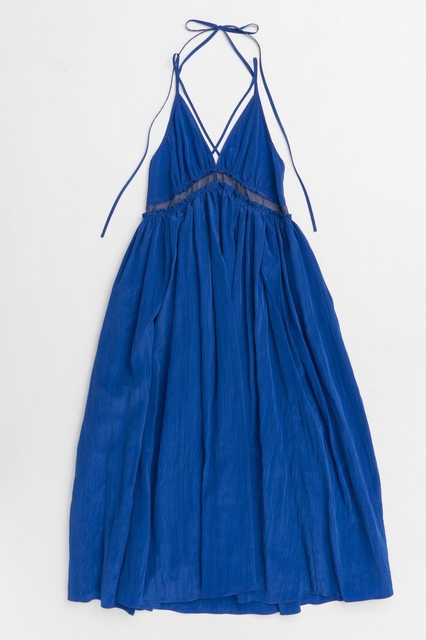 【メゾンスペシャル/MAISON SPECIAL】のVolume Camisole Dress/ボリュームキャミワンピース インテリア・キッズ・メンズ・レディースファッション・服の通販 founy(ファニー) 　ファッション　Fashion　レディースファッション　WOMEN　ワンピース　Dress　ドレス　Party Dresses　キャミワンピース　No Sleeve Dresses　チュニック　Tunic　ギャザー　Gather　シアー　Sheer　チュニック　Tunic　トレンド　Trend　パターン　Pattern　フェミニン　Feminine　ロング　Long　エレガント 上品　Elegant　NEW・新作・新着・新入荷　New Arrivals　BLU(ブルー)|ID: prp329100004563626 ipo3291000000032272231