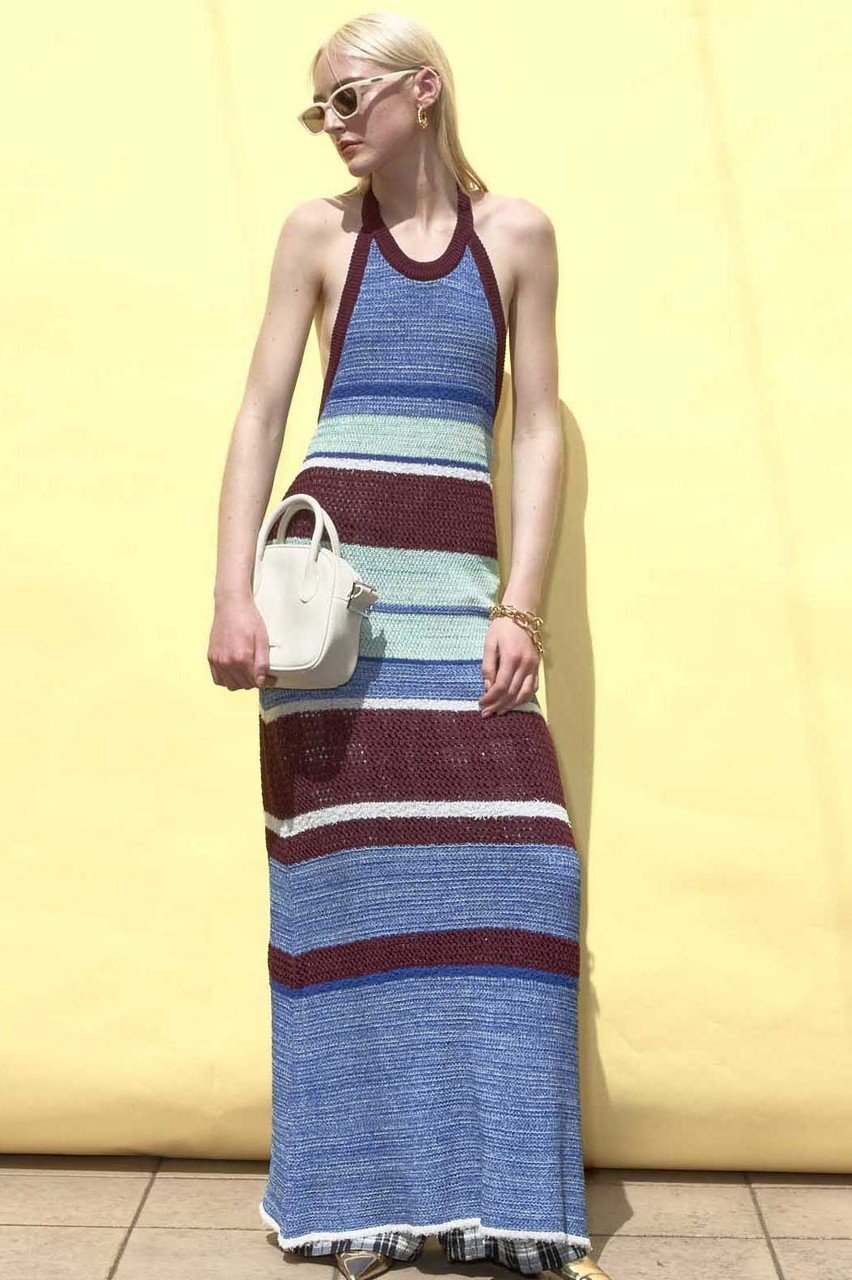 【メゾンスペシャル/MAISON SPECIAL】のHalter Neck Knit Dress/ホルターネックニットワンピース 人気、トレンドファッション・服の通販 founy(ファニー) 　ファッション　Fashion　レディースファッション　WOMEN　ワンピース　Dress　ドレス　Party Dresses　ニットワンピース　Knit Dresses　チュニック　Tunic　シンプル　Simple　チュニック　Tunic　フィット　Fit　メランジ　Melange　ロング　Long　NEW・新作・新着・新入荷　New Arrivals　other-8|ID: prp329100004563628 ipo3291000000032272256