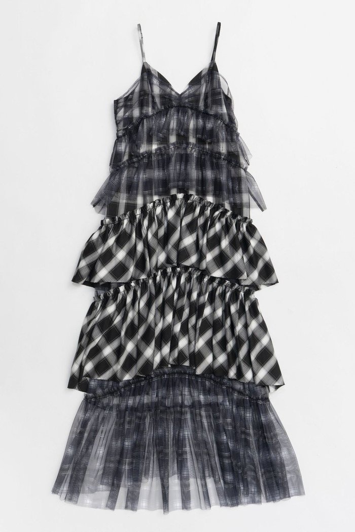 【メゾンスペシャル/MAISON SPECIAL】のPlaid Tiered Dress/チェックティアードワンピース インテリア・キッズ・メンズ・レディースファッション・服の通販 founy(ファニー) https://founy.com/ ファッション Fashion レディースファッション WOMEN ワンピース Dress ドレス Party Dresses チュニック Tunic チェック Check チュニック Tunic チュール Tulle リゾート Resort ロマンティック Romantic ロング Long NEW・新作・新着・新入荷 New Arrivals |ID: prp329100004563630 ipo3291000000032272257