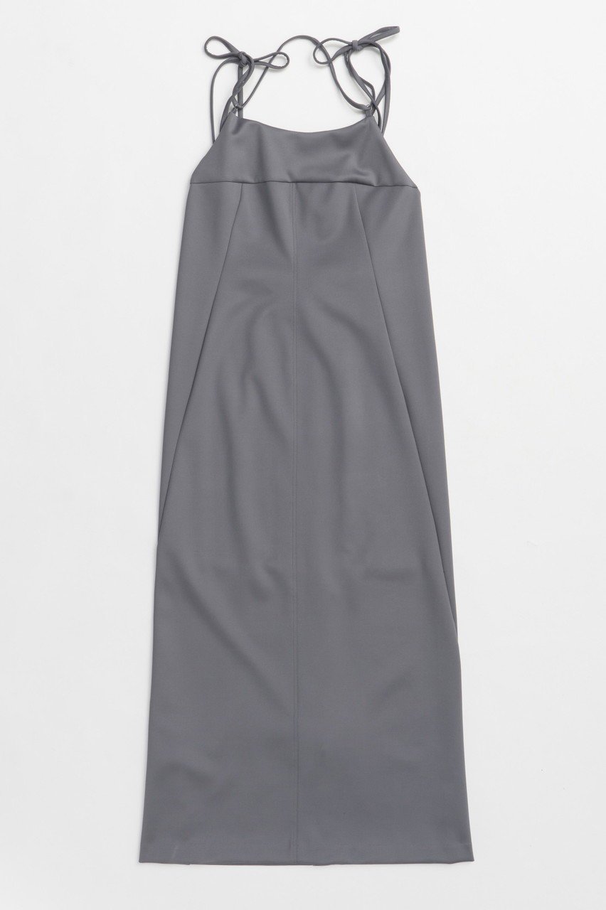 【メゾンスペシャル/MAISON SPECIAL】のBack Open Scuba Dress/バックオープンスキューバワンピース インテリア・キッズ・メンズ・レディースファッション・服の通販 founy(ファニー) 　ファッション　Fashion　レディースファッション　WOMEN　ワンピース　Dress　ドレス　Party Dresses　チュニック　Tunic　ショルダー　Shoulder　ストレッチ　Stretch　チュニック　Tunic　マキシ　Maxi　水着　Swimsuit　リボン　Ribbon　ロング　Long　ワンポイント　One Point　夏　Summer　NEW・新作・新着・新入荷　New Arrivals　GRY(グレー)|ID: prp329100004563635 ipo3291000000032272288