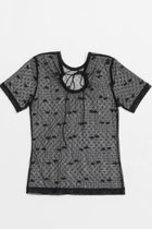 【メゾンスペシャル/MAISON SPECIAL】のEmbroidery Lace Tops/エンブロイダリーレーストップス BLK(ブラック)|ID: prp329100004563645 ipo3291000000032272347