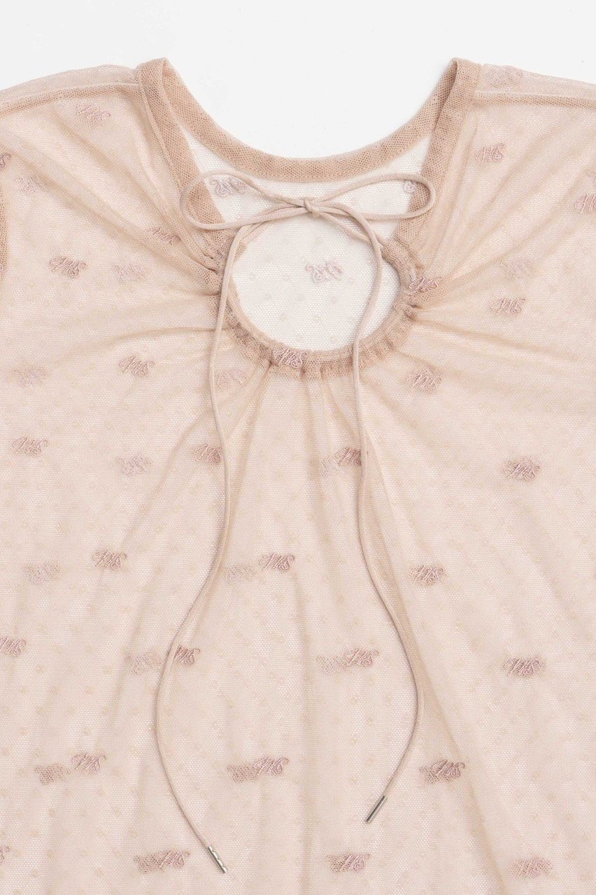 【メゾンスペシャル/MAISON SPECIAL】のEmbroidery Lace Tops/エンブロイダリーレーストップス 人気、トレンドファッション・服の通販 founy(ファニー) 　ファッション　Fashion　レディースファッション　WOMEN　トップス・カットソー　Tops/Tshirt　シャツ/ブラウス　Shirts/Blouses　オケージョン　Occasion　カッティング　Cutting　キャミワンピース　Cami Dress　ショート　Short　スタイリッシュ　Stylish　スリット　Slit　スリーブ　Sleeve　ドット　Dot　メッシュ　Mesh　ラウンド　Round　リボン　Ribbon　夏　Summer　NEW・新作・新着・新入荷　New Arrivals　other-7|ID: prp329100004563645 ipo3291000000032272359