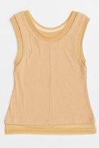 【メゾンスペシャル/MAISON SPECIAL】の2way Neck Sheer Docking Tank Top/2WAYネックシアードッキングタンクトップ ORG(オレンジ)|ID: prp329100004563649 ipo3291000000032272385