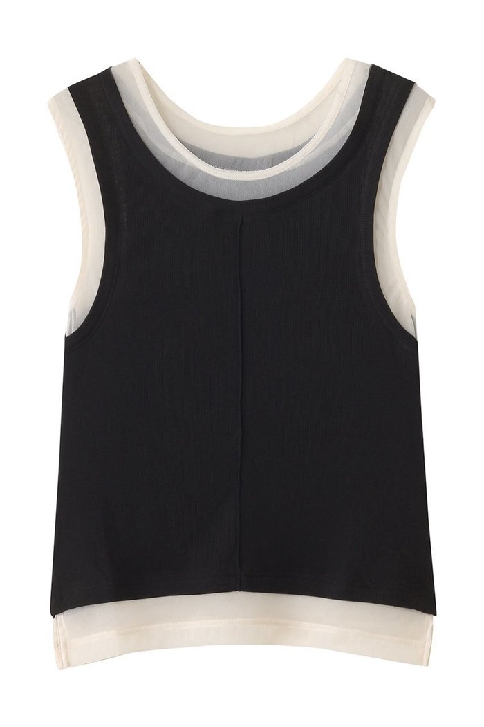 【メゾンスペシャル/MAISON SPECIAL】の2way Neck Sheer Docking Tank Top/2WAYネックシアードッキングタンクトップ インテリア・キッズ・メンズ・レディースファッション・服の通販 founy(ファニー) https://founy.com/ ファッション Fashion レディースファッション Fashion for Women トップス・カットソー Cut & Sew Tops キャミソール&ノースリーブ Camisoles & Sleeveless Tops シャツ・ブラウス・オフィスカジュアル Elegant Blouses & Button-Ups ロングTシャツ・Tシャツ Longline T-Shirts & Tees カットソー・ベーシックTシャツ Cut-and-Sewn Tops / Stretch Tees & Basics インナー Innerwear キャミソール Camisole, Spaghetti Strap Top シアー Sheer, See-Through ジャケット Jacket, Outerwear スタイリッシュ Stylish, Fashionable タンク Tank Top, Sleeveless Top ドッキング Docking, Mixed Material 日本製 Made In Japan |ID: prp329100004563649 ipo3291000000035930646