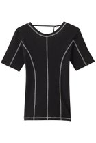 【メゾンスペシャル/MAISON SPECIAL】のBicolor Stitch Rib T-shirt/バイカラーステッチリブTシャツ BLK(ブラック)|ID: prp329100004563651 ipo3291000000032387361