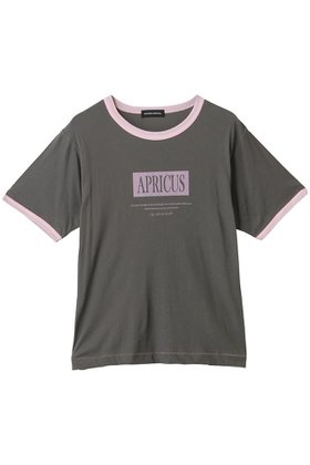【メゾンスペシャル/MAISON SPECIAL】 APRICUS Ringer T-shirt/APRICUSリンガーTEE人気、トレンドファッション・服の通販 founy(ファニー) ファッション Fashion レディースファッション Fashion for Women トップス・カットソー Cut & Sew Tops シャツ・ブラウス・オフィスカジュアル Elegant Blouses & Button-Ups ロングTシャツ・Tシャツ Longline T-Shirts & Tees カットソー・ベーシックTシャツ Cut-and-Sewn Tops / Stretch Tees & Basics カットソー Cut and Sewn Top ショート Short, Short Length スリーブ Sleeve, Long Sleeve / Short Sleeve トリミング Trimming, Decorative Edge フロント Front, Front Design プリント Print, Printed Pattern 再入荷 Restock / Back in Stock 夏 Summer |ID:prp329100004563654