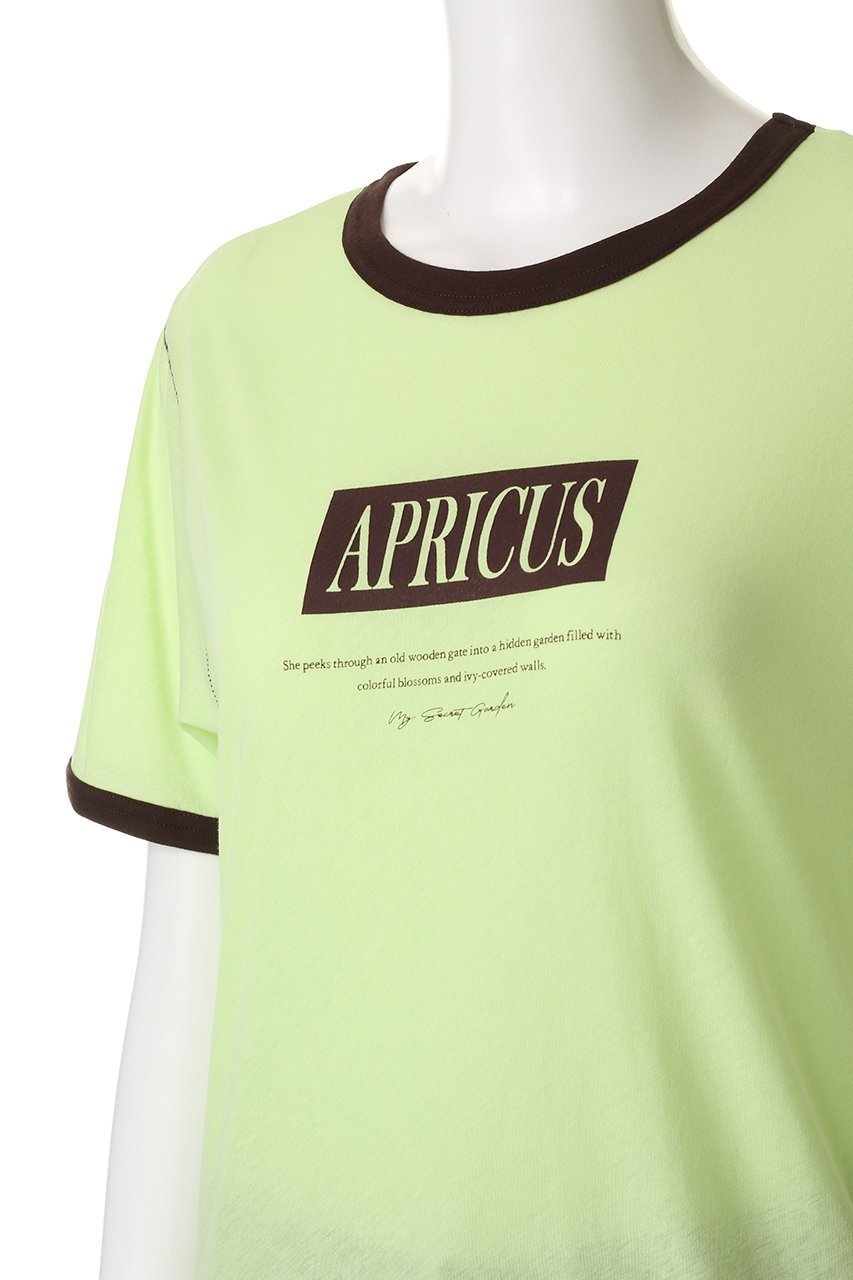 【メゾンスペシャル/MAISON SPECIAL】のAPRICUS Ringer T-shirt/APRICUSリンガーTEE 人気、トレンドファッション・服の通販 founy(ファニー) 　ファッション　Fashion　レディースファッション　Fashion for Women　トップス・カットソー　Cut & Sew Tops　シャツ・ブラウス・オフィスカジュアル　Elegant Blouses & Button-Ups　ロングTシャツ・Tシャツ　Longline T-Shirts & Tees　カットソー・ベーシックTシャツ　Cut-and-Sewn Tops / Stretch Tees & Basics　カットソー　Cut and Sewn Top　ショート　Short, Short Length　スリーブ　Sleeve, Long Sleeve / Short Sleeve　トリミング　Trimming, Decorative Edge　フロント　Front, Front Design　プリント　Print, Printed Pattern　再入荷　Restock / Back in Stock　夏　Summer　other-5|ID: prp329100004563654 ipo3291000000033439983
