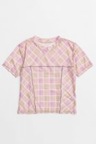 【メゾンスペシャル/MAISON SPECIAL】のPanel Plaid T-shirt/パネルチェックTシャツ PNK(ピンク)|ID: prp329100004563656 ipo3291000000032272458