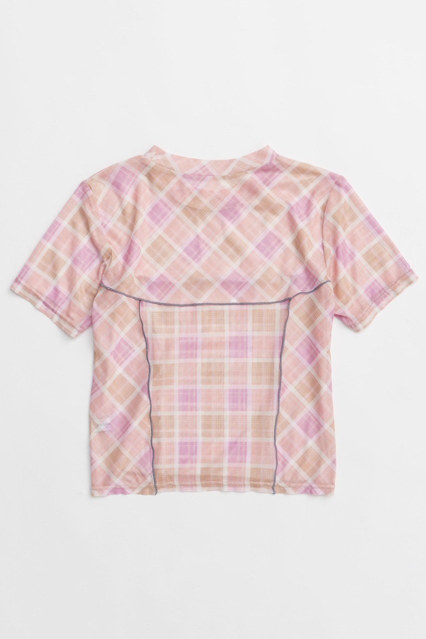 【メゾンスペシャル/MAISON SPECIAL】のPanel Plaid T-shirt/パネルチェックTシャツ 人気、トレンドファッション・服の通販 founy(ファニー) 　ファッション　Fashion　レディースファッション　WOMEN　トップス・カットソー　Tops/Tshirt　シャツ/ブラウス　Shirts/Blouses　ロング / Tシャツ　T-Shirts　カットソー　Cut and Sewn　インナー　Inner　コンパクト　Compact　ショート　Short　シンプル　Simple　スリーブ　Sleeve　チェック　Check　トレンド　Trend　フィット　Fit　おすすめ　Recommend　NEW・新作・新着・新入荷　New Arrivals　other-4|ID: prp329100004563656 ipo3291000000032272465