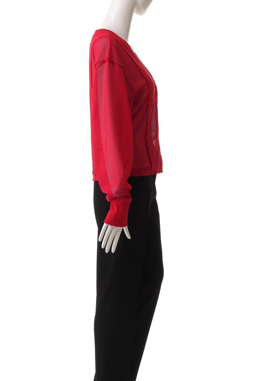 【メゾンスペシャル/MAISON SPECIAL】のMesh Cardigan/メッシュカーディガン 人気、トレンドファッション・服の通販 founy(ファニー) 　ファッション　Fashion　レディースファッション　Fashion for Women　トップス・カットソー　Cut & Sew Tops　カーディガン・羽織り　Layered Style Cardigans　シャツ・ブラウス・オフィスカジュアル　Elegant Blouses & Button-Ups　ロングTシャツ・Tシャツ　Longline T-Shirts & Tees　カットソー・ベーシックTシャツ　Cut-and-Sewn Tops / Stretch Tees & Basics　エアリー　Airy Texture　カーディガン　Cardigan, Knitwear　シェイプ　Shape, Slim Fit　スリーブ　Sleeve, Long Sleeve / Short Sleeve　メッシュ　Mesh, Net Fabric　夏　Summer　旅行　Travel　other-6|ID: prp329100004563658 ipo3291000000032486638
