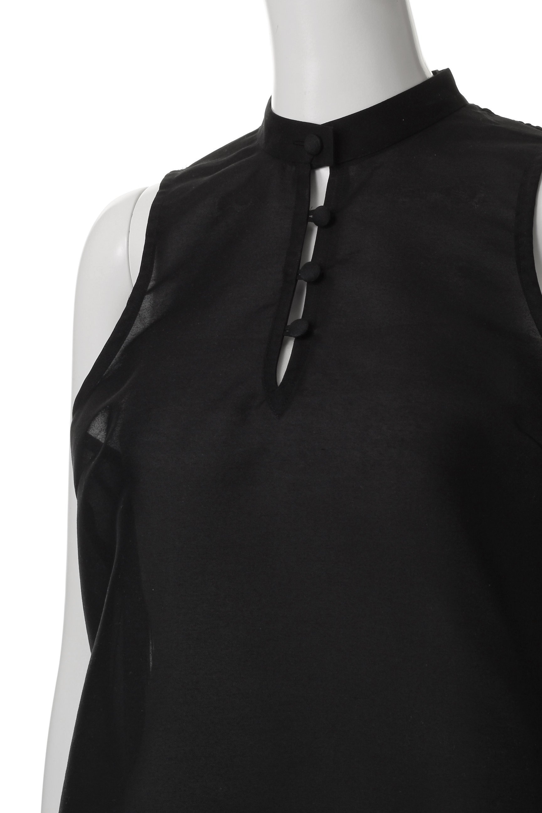 【ティーチ/TEECHI】のフリンジバックブラウス 人気、トレンドファッション・服の通販 founy(ファニー) 　ファッション　Fashion　レディースファッション　Fashion for Women　トップス・カットソー　Cut & Sew Tops　キャミソール&ノースリーブ　Camisoles & Sleeveless Tops　シャツ・ブラウス・オフィスカジュアル　Elegant Blouses & Button-Ups　バッグ　Bags　おすすめ　Recommended / Our Picks　スタンド　Stand Collar, Upright Stand　デニム　Denim, Jeans Material　ノースリーブ　Sleeveless, No-Sleeve　フレア　Flare, Flared　ボトム　Bottoms, Lower Wear　無地　Plain, Solid Color　other-5|ID: prp329100004563664 ipo3291000000035488099