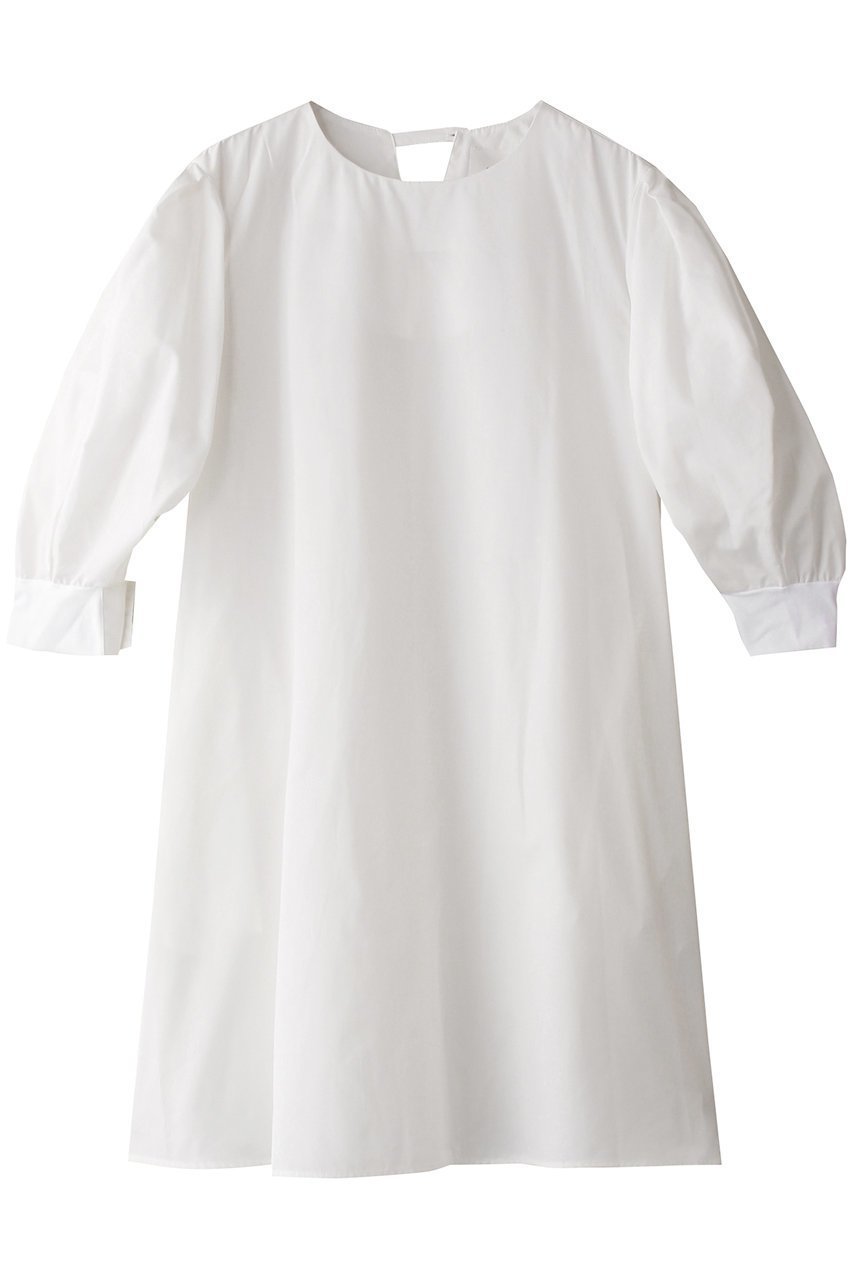 【ミディウミソリッド/MIDIUMISOLID】のback slit volume slv tunic.S チュニック インテリア・キッズ・メンズ・レディースファッション・服の通販 founy(ファニー) 　ファッション　Fashion　レディースファッション　WOMEN　ワンピース　Dress　チュニック　Tunic　シンプル　Simple　スリット　Slit　スリーブ　Sleeve　チュニック　Tunic　フェミニン　Feminine　NEW・新作・新着・新入荷　New Arrivals　off white|ID: prp329100004563669 ipo3291000000032272602