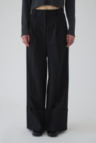 【リムアーク/RIM.ARK】のW-length slacks/スラックス/パンツ ブラック|ID:prp329100004563673