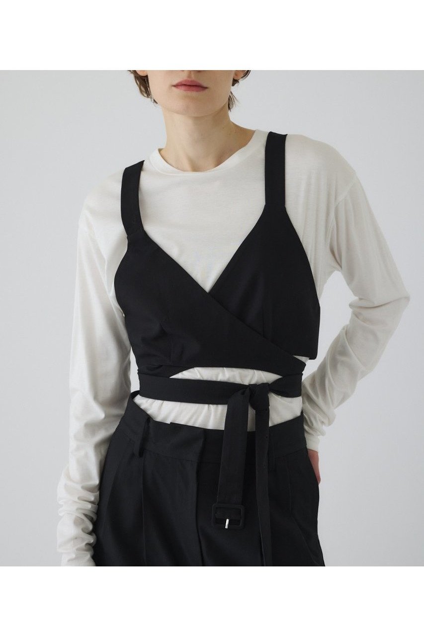 【リムアーク/RIM.ARK】の【6/4 10:00販売開始】Design bustier/ビスチェ インテリア・キッズ・メンズ・レディースファッション・服の通販 founy(ファニー) 　ファッション　Fashion　レディースファッション　WOMEN　アウター　Coat Outerwear　ジャケット　Jackets　おすすめ　Recommend　シンプル　Simple　ジャケット　Jacket　ビスチェ　Bustier　ベスト　Vest　エレガント 上品　Elegant　NEW・新作・新着・新入荷　New Arrivals　ブラック|ID: prp329100004563679 ipo3291000000032272721