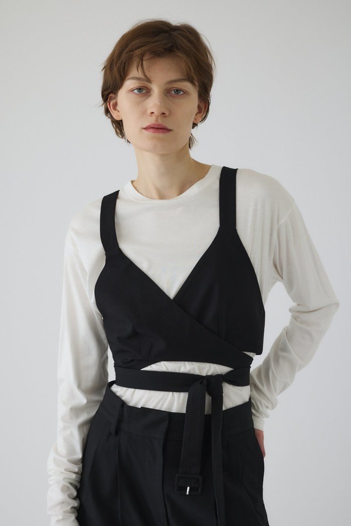 【リムアーク/RIM.ARK】のDesign bustier/ビスチェ インテリア・キッズ・メンズ・レディースファッション・服の通販 founy(ファニー) https://founy.com/ ファッション Fashion レディースファッション Fashion for Women アウター Coat / Outerwear Collection レディースジャケット・軽アウター Jackets おすすめ Recommended / Our Picks シンプル Simple, Minimal ジャケット Jacket, Outerwear ビスチェ Bustier, Corset Top ベスト Vest, Waistcoat エレガント 上品 Elegant |ID: prp329100004563679 ipo3291000000036116379