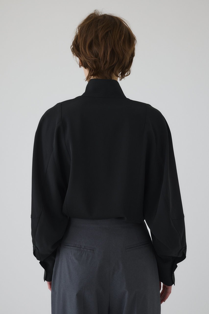 【リムアーク/RIM.ARK】の【6/4 10:00販売開始】Stand collar volume blouse/ブラウス 人気、トレンドファッション・服の通販 founy(ファニー) 　ファッション　Fashion　レディースファッション　WOMEN　トップス・カットソー　Tops/Tshirt　シャツ/ブラウス　Shirts/Blouses　おすすめ　Recommend　クラシカル　Classical　スタンド　Stand　スリーブ　Sleeve　モダン　Modern　ロング　Long　エレガント 上品　Elegant　再入荷　Restock/Back In Stock/Re Arrival　秋　Autumn/Fall　other-3|ID: prp329100004563680 ipo3291000000032272741