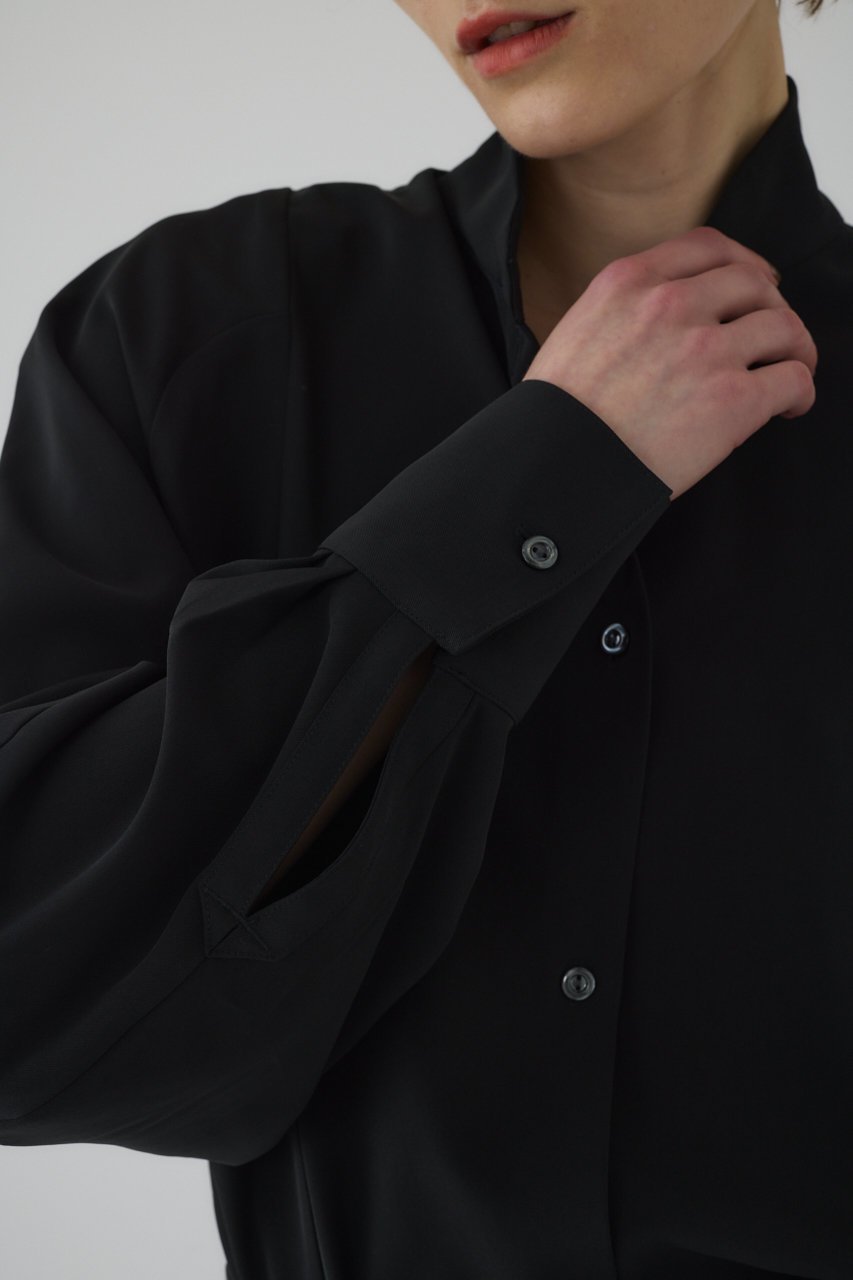 【リムアーク/RIM.ARK】の【6/4 10:00販売開始】Stand collar volume blouse/ブラウス 人気、トレンドファッション・服の通販 founy(ファニー) 　ファッション　Fashion　レディースファッション　WOMEN　トップス・カットソー　Tops/Tshirt　シャツ/ブラウス　Shirts/Blouses　おすすめ　Recommend　クラシカル　Classical　スタンド　Stand　スリーブ　Sleeve　モダン　Modern　ロング　Long　エレガント 上品　Elegant　再入荷　Restock/Back In Stock/Re Arrival　秋　Autumn/Fall　other-5|ID: prp329100004563680 ipo3291000000032272744