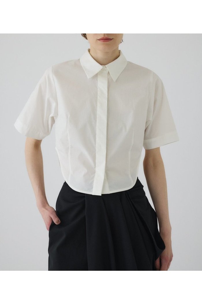 【リムアーク/RIM.ARK】のRound hem short SH/シャツ インテリア・キッズ・メンズ・レディースファッション・服の通販 founy(ファニー) https://founy.com/ ファッション Fashion レディースファッション Ladies' Fashion Online トップス・カットソー Tops/Tshirt シャツ/ブラウス Shirts/Blouses ショート Short シリコン Silicon スリーブ Sleeve タイプライター Typewriter バランス Balance ラウンド Round エレガント 上品 Elegant 再入荷 Restock/Back In Stock/Re Arrival |ID: prp329100004563682 ipo3291000000032272749