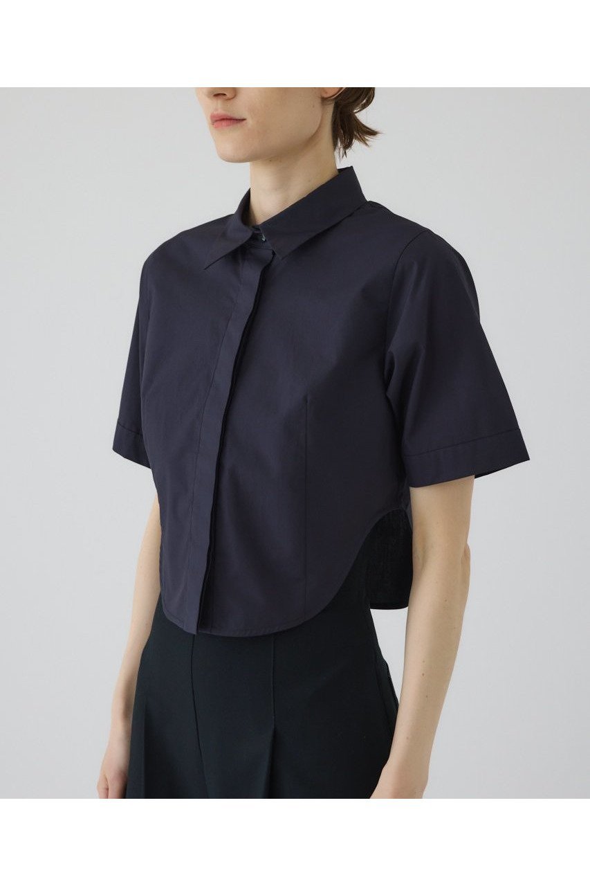 【リムアーク/RIM.ARK】の【6/4 10:00販売開始】Round hem short SH/シャツ 人気、トレンドファッション・服の通販 founy(ファニー) 　ファッション　Fashion　レディースファッション　WOMEN　トップス・カットソー　Tops/Tshirt　シャツ/ブラウス　Shirts/Blouses　ショート　Short　シリコン　Silicon　スリーブ　Sleeve　タイプライター　Typewriter　バランス　Balance　ラウンド　Round　エレガント 上品　Elegant　再入荷　Restock/Back In Stock/Re Arrival　other-2|ID: prp329100004563682 ipo3291000000032272756