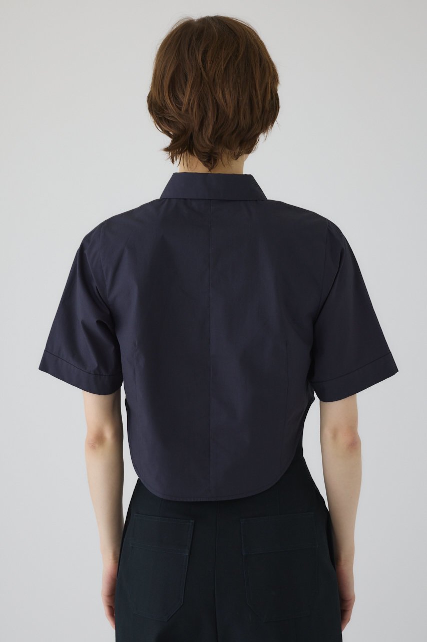 【リムアーク/RIM.ARK】の【6/4 10:00販売開始】Round hem short SH/シャツ 人気、トレンドファッション・服の通販 founy(ファニー) 　ファッション　Fashion　レディースファッション　WOMEN　トップス・カットソー　Tops/Tshirt　シャツ/ブラウス　Shirts/Blouses　ショート　Short　シリコン　Silicon　スリーブ　Sleeve　タイプライター　Typewriter　バランス　Balance　ラウンド　Round　エレガント 上品　Elegant　再入荷　Restock/Back In Stock/Re Arrival　other-4|ID: prp329100004563682 ipo3291000000032272758