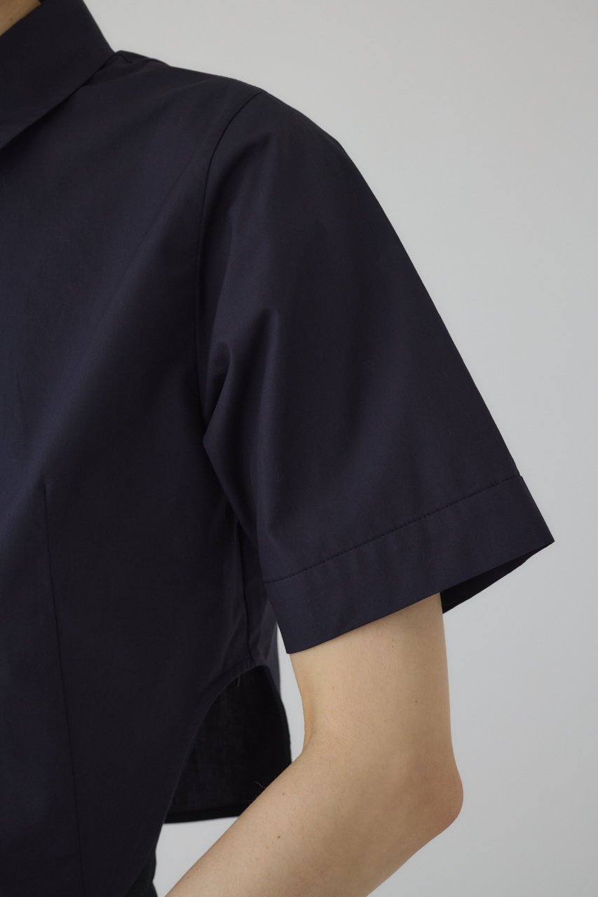 【リムアーク/RIM.ARK】の【6/4 10:00販売開始】Round hem short SH/シャツ 人気、トレンドファッション・服の通販 founy(ファニー) 　ファッション　Fashion　レディースファッション　WOMEN　トップス・カットソー　Tops/Tshirt　シャツ/ブラウス　Shirts/Blouses　ショート　Short　シリコン　Silicon　スリーブ　Sleeve　タイプライター　Typewriter　バランス　Balance　ラウンド　Round　エレガント 上品　Elegant　再入荷　Restock/Back In Stock/Re Arrival　other-7|ID: prp329100004563682 ipo3291000000032272763