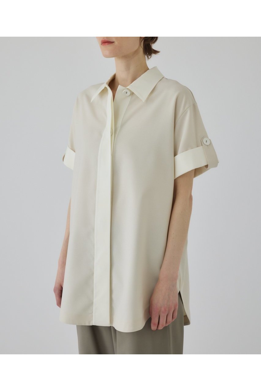 【リムアーク/RIM.ARK】の【6/4 10:00販売開始】Linen like rugby SH/シャツ インテリア・キッズ・メンズ・レディースファッション・服の通販 founy(ファニー) 　ファッション　Fashion　レディースファッション　WOMEN　トップス・カットソー　Tops/Tshirt　シャツ/ブラウス　Shirts/Blouses　ショート　Short　スリーブ　Sleeve　再入荷　Restock/Back In Stock/Re Arrival　ライトベージュ|ID: prp329100004563684 ipo3291000000032272770
