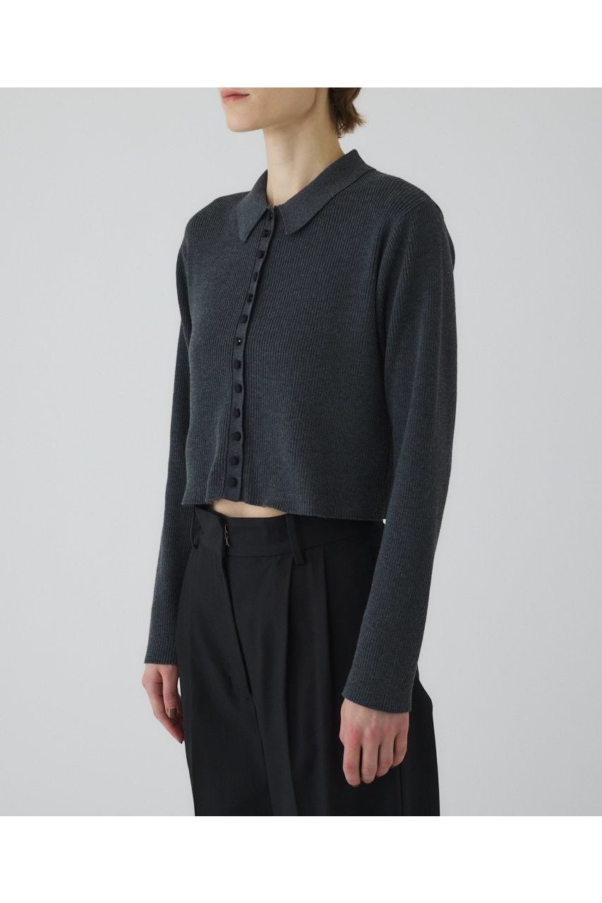 【リムアーク/RIM.ARK】のMinimum knit CD/ニットカーディガン 人気、トレンドファッション・服の通販 founy(ファニー) 　ファッション　Fashion　レディースファッション　Fashion for Women　トップス・カットソー　Cut & Sew Tops　ニット　Knit Tops & Sweaters　カーディガン・羽織り　Layered Style Cardigans　インナー　Innerwear　カーディガン　Cardigan, Knitwear　クラシカル　Classical, Vintage-Inspired　コンパクト　Compact, Small Size　サテン　Satin, Glossy Fabric　シンプル　Simple, Minimal　バランス　Balance, Style Balance　フォーマル　Formal, Dressy　other-3|ID: prp329100004563686 ipo3291000000032272790