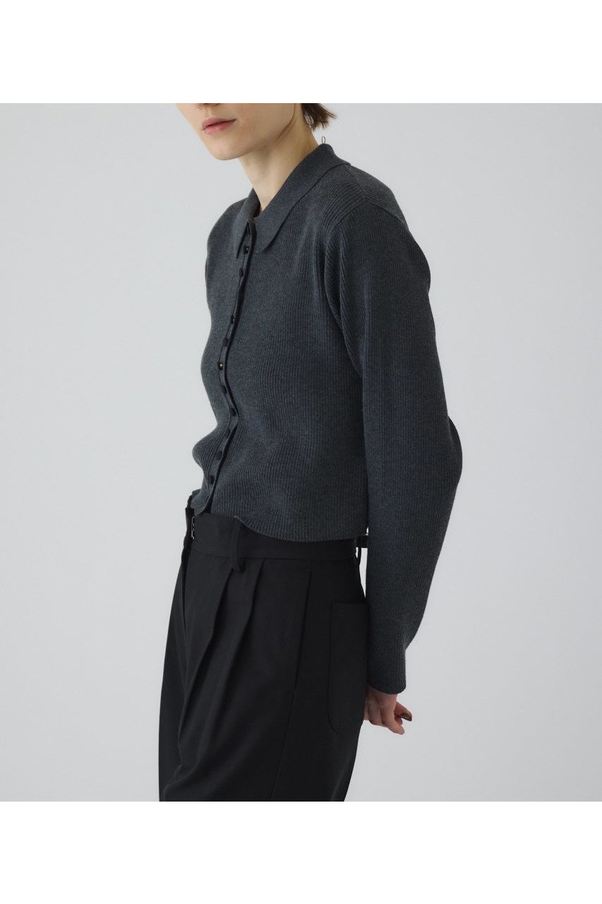 【リムアーク/RIM.ARK】のMinimum knit CD/ニットカーディガン 人気、トレンドファッション・服の通販 founy(ファニー) 　ファッション　Fashion　レディースファッション　Fashion for Women　トップス・カットソー　Cut & Sew Tops　ニット　Knit Tops & Sweaters　カーディガン・羽織り　Layered Style Cardigans　インナー　Innerwear　カーディガン　Cardigan, Knitwear　クラシカル　Classical, Vintage-Inspired　コンパクト　Compact, Small Size　サテン　Satin, Glossy Fabric　シンプル　Simple, Minimal　バランス　Balance, Style Balance　フォーマル　Formal, Dressy　other-4|ID: prp329100004563686 ipo3291000000032272791