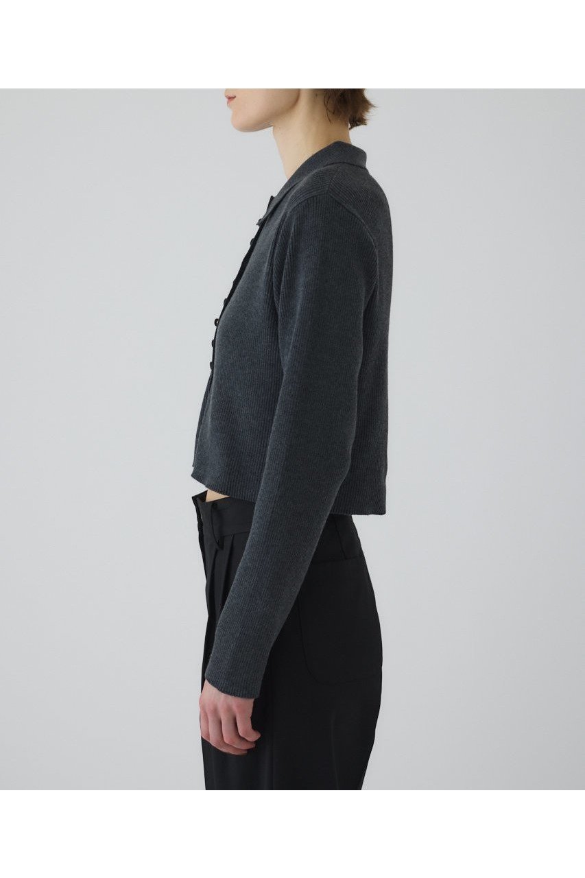 【リムアーク/RIM.ARK】のMinimum knit CD/ニットカーディガン 人気、トレンドファッション・服の通販 founy(ファニー) 　ファッション　Fashion　レディースファッション　Fashion for Women　トップス・カットソー　Cut & Sew Tops　ニット　Knit Tops & Sweaters　カーディガン・羽織り　Layered Style Cardigans　インナー　Innerwear　カーディガン　Cardigan, Knitwear　クラシカル　Classical, Vintage-Inspired　コンパクト　Compact, Small Size　サテン　Satin, Glossy Fabric　シンプル　Simple, Minimal　バランス　Balance, Style Balance　フォーマル　Formal, Dressy　other-5|ID: prp329100004563686 ipo3291000000032272792