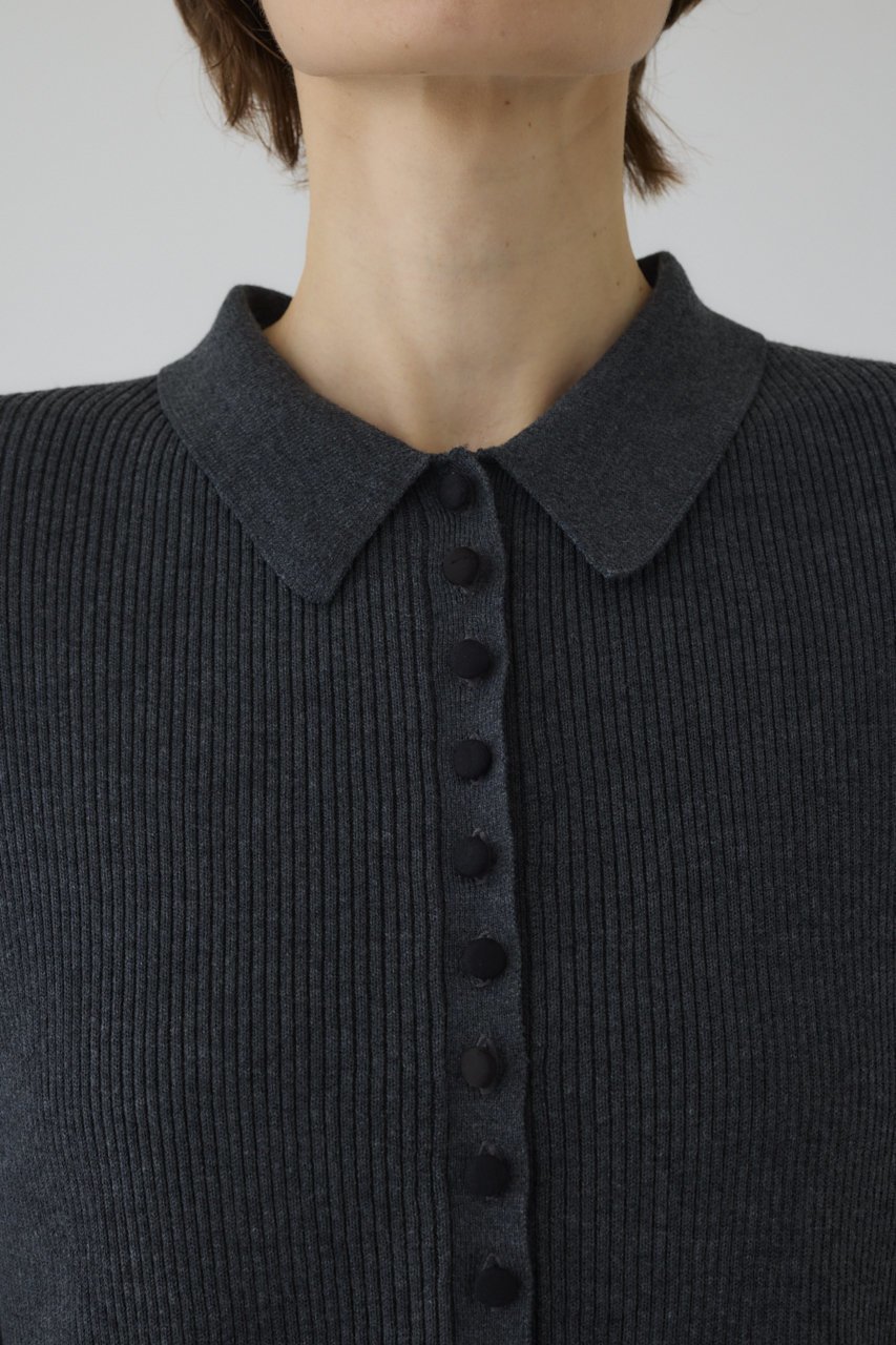 【リムアーク/RIM.ARK】のMinimum knit CD/ニットカーディガン 人気、トレンドファッション・服の通販 founy(ファニー) 　ファッション　Fashion　レディースファッション　Fashion for Women　トップス・カットソー　Cut & Sew Tops　ニット　Knit Tops & Sweaters　カーディガン・羽織り　Layered Style Cardigans　インナー　Innerwear　カーディガン　Cardigan, Knitwear　クラシカル　Classical, Vintage-Inspired　コンパクト　Compact, Small Size　サテン　Satin, Glossy Fabric　シンプル　Simple, Minimal　バランス　Balance, Style Balance　フォーマル　Formal, Dressy　other-7|ID: prp329100004563686 ipo3291000000032272794